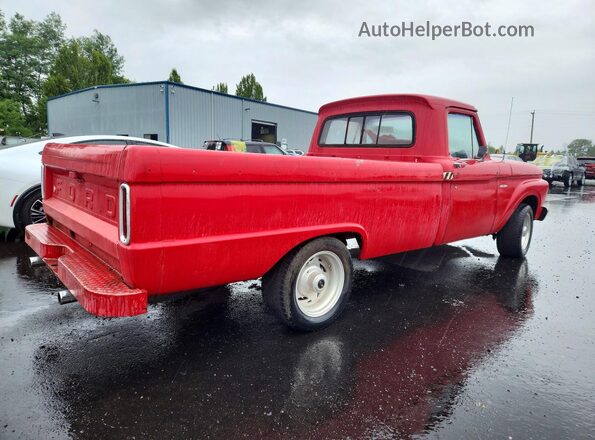 F25YR778407 1966 FORD F-250 Red 