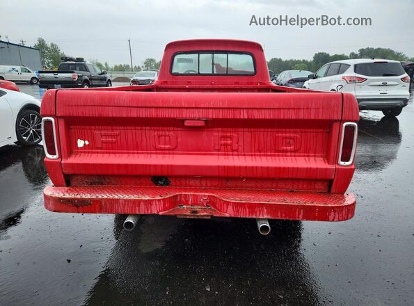 F25YR778407 1966 FORD F-250 Red 