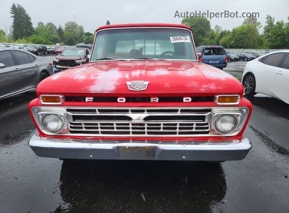 F25YR778407 1966 FORD F-250 Red 