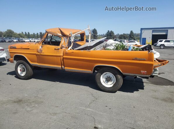 F26YCE79908 1969 FORD F250 Orange Հետևի ձախ
