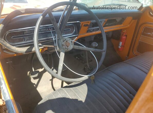 F26YCE79908 1969 FORD F250 Orange Առջևի վահանակի տեսք