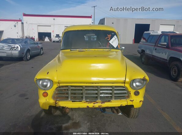 H255L010902 1970 GMC P TRUCK FORWARD Yellow Առջևի վահանակի տեսք