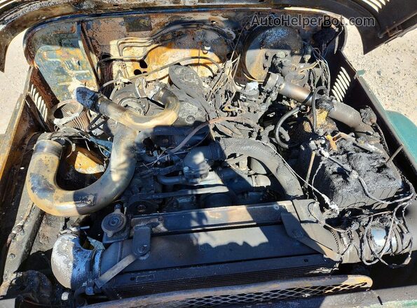 HJ45010796 1977 TOYOTA LAND Green Widok wnętrza z tyłu