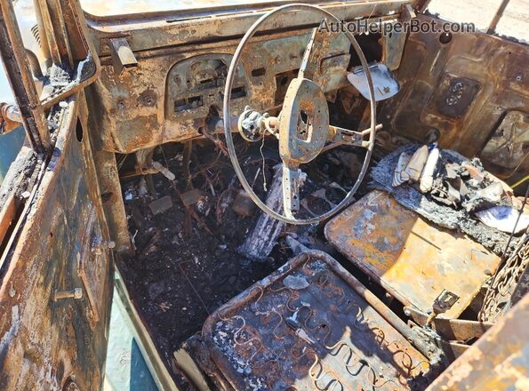 HJ45010796 1977 TOYOTA LAND Green Widok deski rozdzielczej
