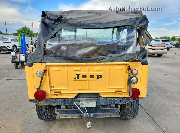 J4F835TH42410 1974 JEEP CJ7 Желтый Вид сзади