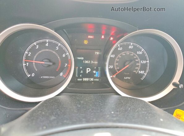 JA32U2FU0GU002500 2016 MITSUBISHI LANCER Black ხელსაწყოთა პანელის ხედი