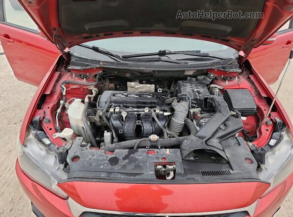 JA32U2FU0GU011035 2016 MITSUBISHI LANCER Maroon Vista interior trasera