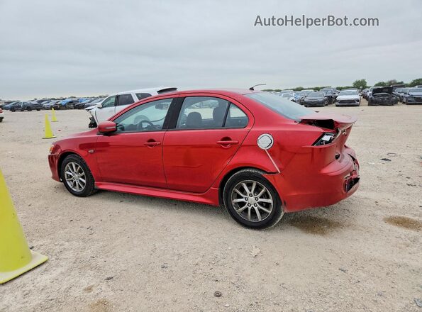 JA32U2FU0GU011035 2016 MITSUBISHI LANCER Maroon Trasero izquierdo