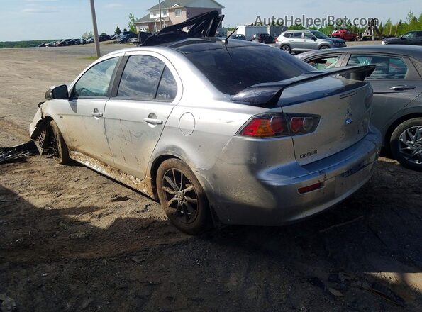 JA32U2FU0HU606954 2017 MITSUBISHI LANCER Silver Rear left