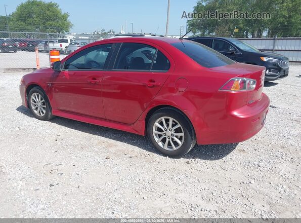 JA32U2FU2GU002319 2016 MITSUBISHI LANCER Red უკანა მარცხენა