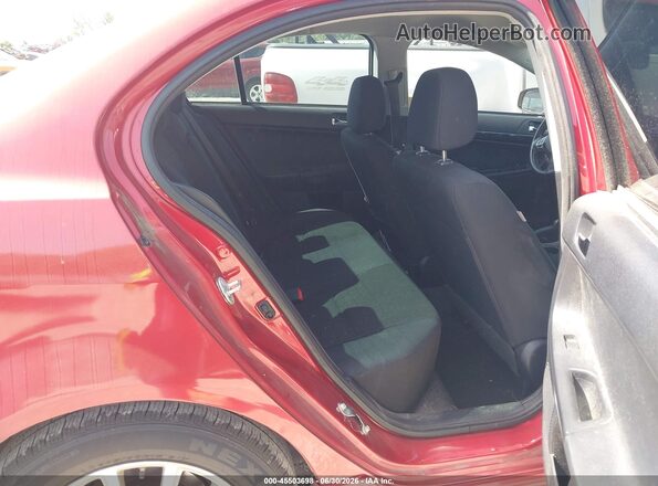 JA32U2FU2GU002319 2016 MITSUBISHI LANCER Red VIN კოდის სტიკერის ხედი