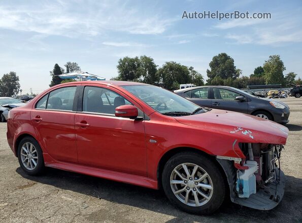JA32U2FU2GU012249 2016 MITSUBISHI LANCER Red 