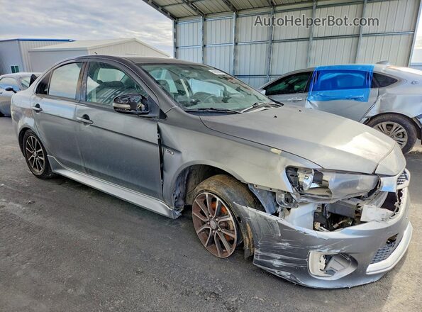 JA32U2FU2HU003486 2017 MITSUBISHI LANCER Серебряный Передняя правая четверть