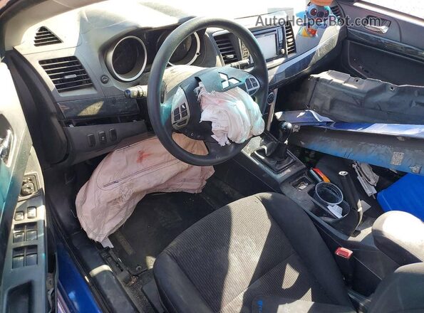 JA32U2FU3HU003741 2017 MITSUBISHI LANCER Blue Vista del salpicadero