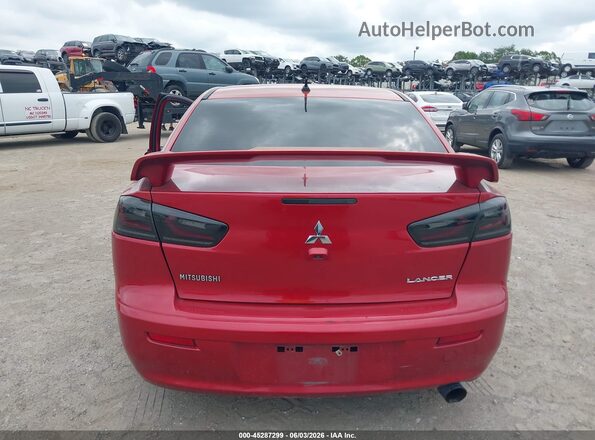 JA32U2FU4HU002503 2017 MITSUBISHI LANCER Red 