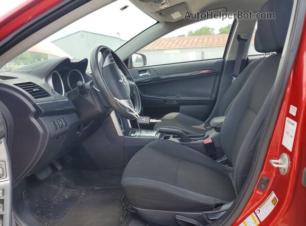 JA32U2FU6GU007104 2016 MITSUBISHI LANCER Red Vista interior delantera