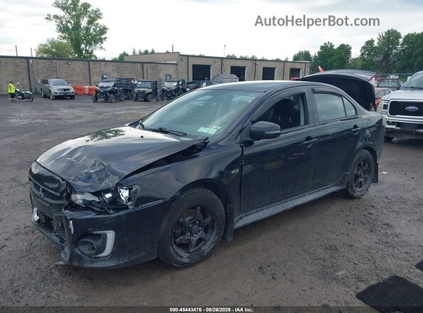 JA32U2FU7GU009203 2016 MITSUBISHI LANCER Black Вид спереду