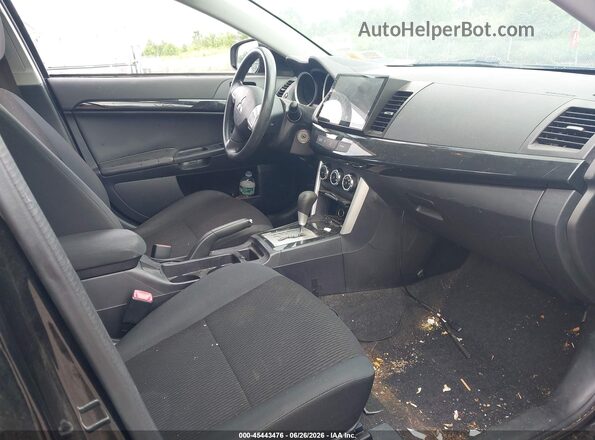 JA32U2FU7GU009203 2016 MITSUBISHI LANCER Black Вид салону спереду