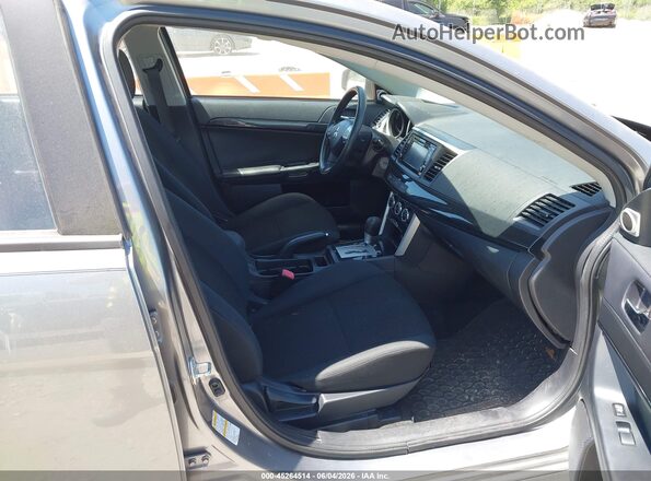 JA32U2FUXHU000805 2017 MITSUBISHI LANCER Gray წინა სალონის ხედი