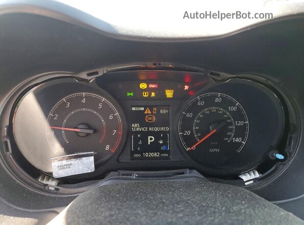 JA32V2FW8GU002873 2016 MITSUBISHI LANCER Gray ხელსაწყოთა პანელის ხედი