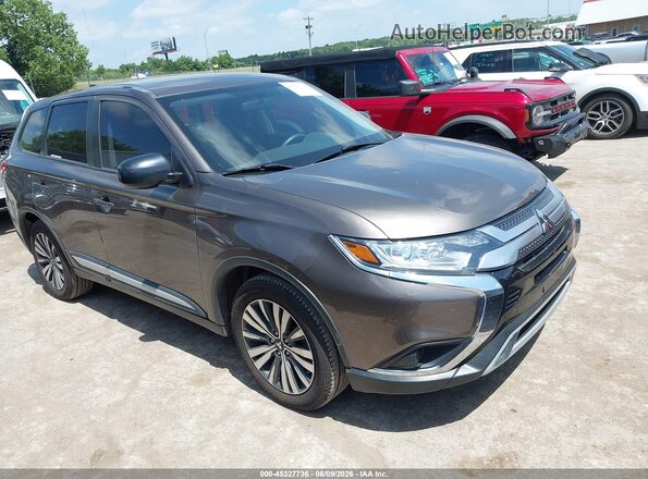JA4AD2A33KZ055094 2019 MITSUBISHI OUTLANDER Brown უკანა სალონის ხედი