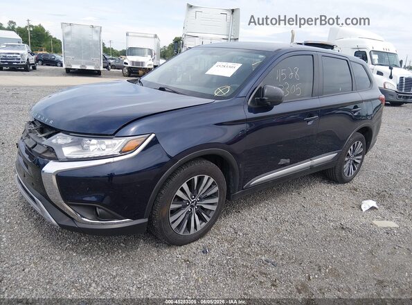 JA4AD2A33LZ041956 2020 MITSUBISHI OUTLANDER Blue წინა მარცხენა ხედი სამი მეოთხედიდან