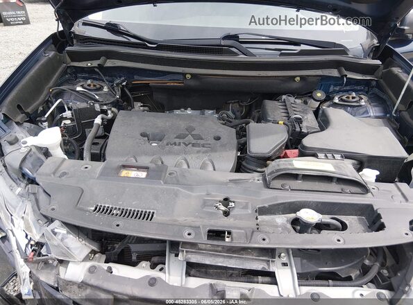 JA4AD2A33LZ041956 2020 MITSUBISHI OUTLANDER Blue უკანა ხედი