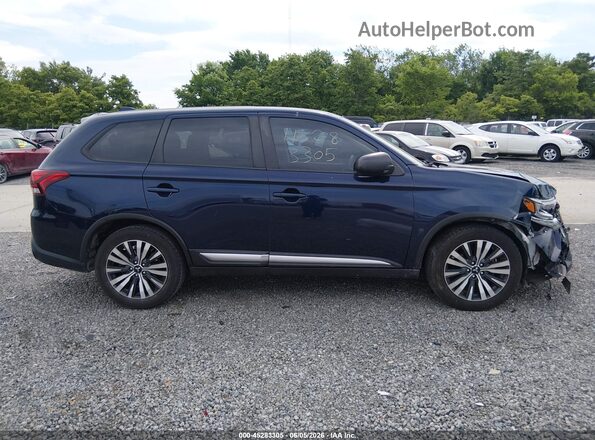 JA4AD2A33LZ041956 2020 MITSUBISHI OUTLANDER Blue უკანა სალონის ხედი