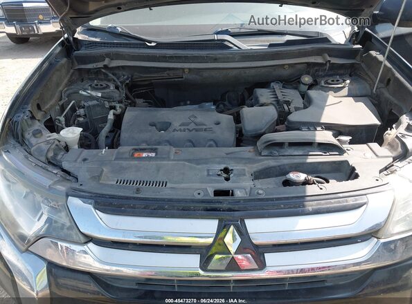 JA4AD2A36GZ045263 2016 MITSUBISHI OUTLANDER Black უკანა ხედი