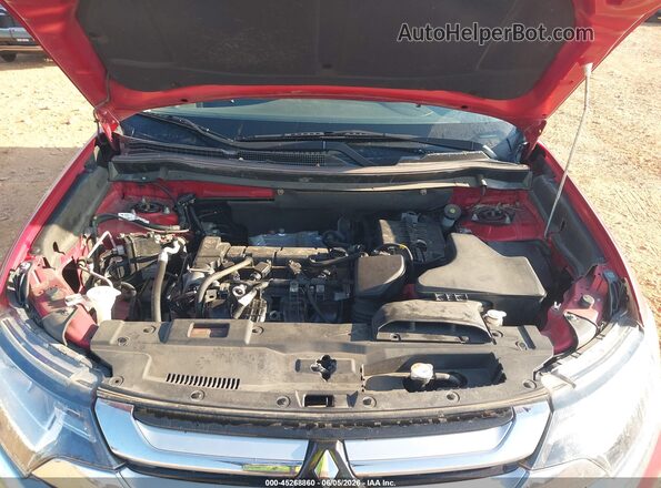 JA4AD2A36JZ015879 2018 MITSUBISHI OUTLANDER Red Vista trasera