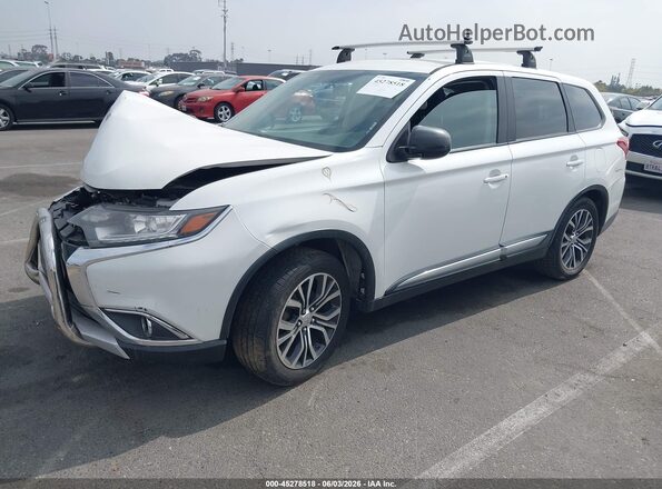JA4AD2A37GZ000347 2016 MITSUBISHI OUTLANDER White Առջևի ձախ երեք քառորդ տեսարան