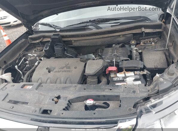 JA4AD2A38GZ039464 2016 MITSUBISHI OUTLANDER Black უკანა ხედი