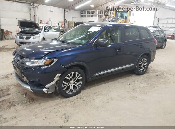 JA4AD2A38JZ061830 2018 MITSUBISHI OUTLANDER Blue Vista tres cuartos delantera izquierda