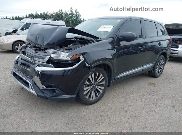 JA4AD2A3XKZ008175 2019 MITSUBISHI OUTLANDER Black Передня ліва чверть