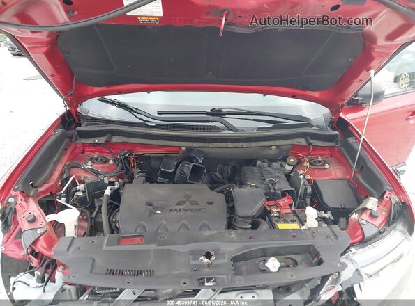JA4AD2A3XKZ048224 2019 MITSUBISHI OUTLANDER Red Вид ззаду