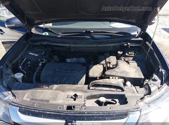 JA4AD3A31GZ007008 2016 MITSUBISHI OUTLANDER Blue Вид ззаду