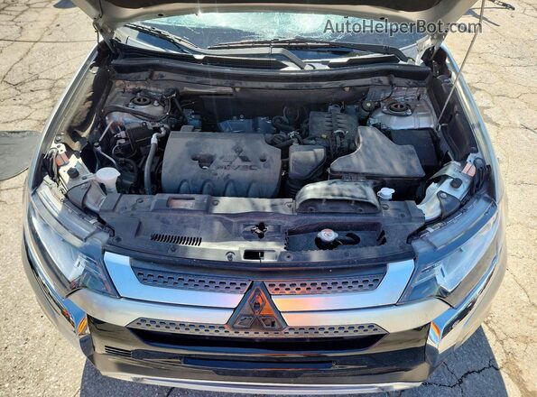 JA4AD3A31LZ030248 2020 MITSUBISHI OUTLANDER Silver ძრავის განყოფილების ხედი