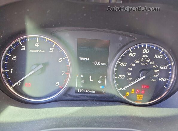 JA4AD3A32KZ028605 2019 MITSUBISHI OUTLANDER White Instrument cluster view