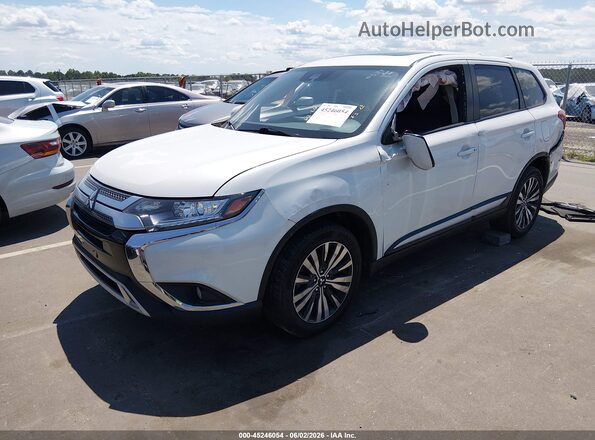 JA4AD3A32LZ046359 2020 MITSUBISHI OUTLANDER White Առջևի ձախ երեք քառորդ տեսարան