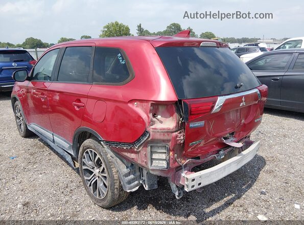 JA4AD3A33HZ044420 2017 MITSUBISHI OUTLANDER Красный Задняя левая четверть