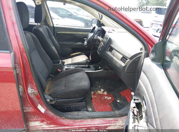 JA4AD3A33HZ044420 2017 MITSUBISHI OUTLANDER Красный Вид салона спереди
