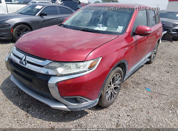 JA4AD3A33HZ044420 2017 MITSUBISHI OUTLANDER Красный Передняя левая четверть