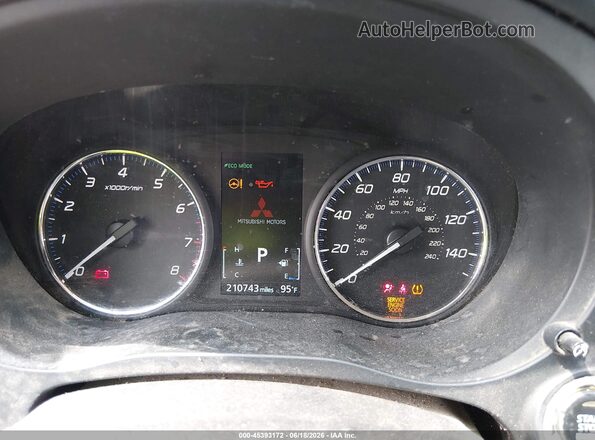 JA4AD3A33HZ044420 2017 MITSUBISHI OUTLANDER Красный Вид задних сидений