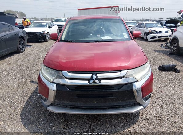 JA4AD3A33HZ044420 2017 MITSUBISHI OUTLANDER Красный Вид задней части салона