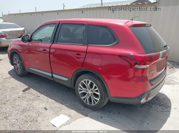 JA4AD3A34GZ003373 2016 MITSUBISHI OUTLANDER Red უკანა მარცხენა