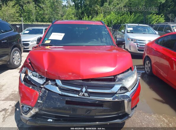 JA4AD3A35JZ035045 2018 MITSUBISHI OUTLANDER Red Instrument cluster view