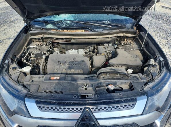 JA4AD3A35KZ017808 2019 MITSUBISHI OUTLANDER Black Vista del compartimento del motor