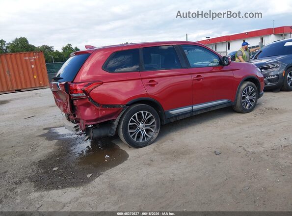 JA4AD3A36JZ032199 2018 MITSUBISHI OUTLANDER Red უკანა მარჯვენა