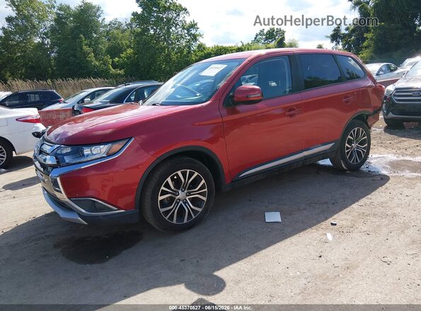 JA4AD3A36JZ032199 2018 MITSUBISHI OUTLANDER Red წინა მარცხენა ხედი სამი მეოთხედიდან