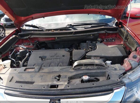 JA4AD3A36JZ032199 2018 MITSUBISHI OUTLANDER Red უკანა ხედი